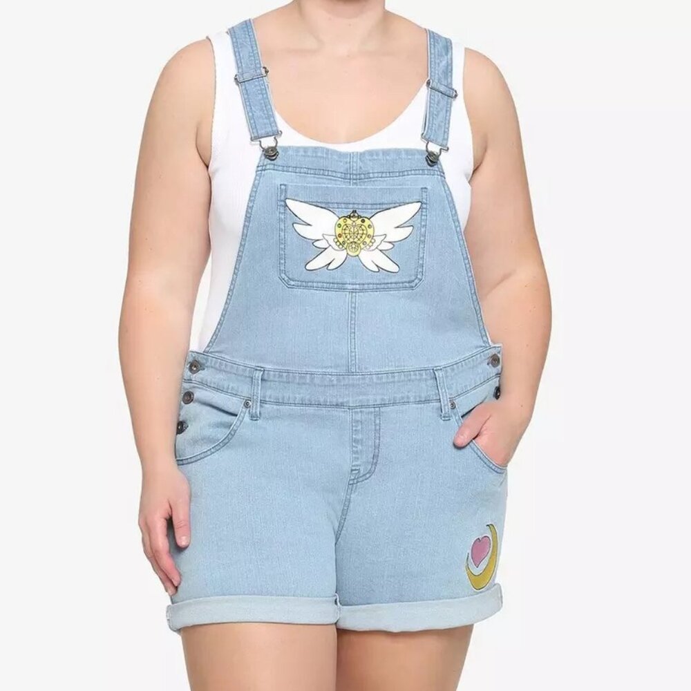 NWT Pretty Guardian Sailor Moon Eternal Moon Shortalls Plus Size 2